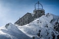 Meteorologic station with transmission antennas on the top of Kasprowy Wierch