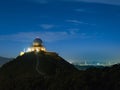 Meteorological Station at Night Royalty Free Stock Photo