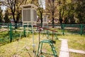 Meteorological station outdoors. Royalty Free Stock Photo