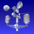 Meteorological weatherstation Royalty Free Stock Photo