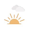 Meteorology Line Style vector icon which can easily modify or edit