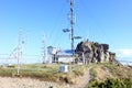 Meteorology station in the mountains Royalty Free Stock Photo