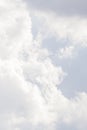 Meteorology, Summer sky with blue colors and very pure white clouds