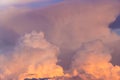 Meteorology thunderstorm dramatic stormy heaven storm sunshine atmosphere cloudscape twilight fluffy weather climate sunrise cloud Royalty Free Stock Photo