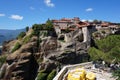 Meteors monasteries in Greece Royalty Free Stock Photo