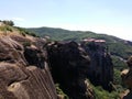 Meteors monasteries in Greece Royalty Free Stock Photo