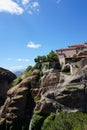 Meteors monasteries in Greece Royalty Free Stock Photo