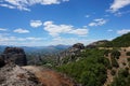 Meteors monasteries and rocks in Greece Royalty Free Stock Photo