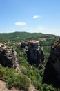 Meteors monasteries and rocks in Greece Royalty Free Stock Photo