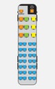 15 Meter bus seat map