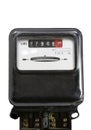 Meter for measuring the electric power Royalty Free Stock Photo