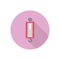 Meter vector flat colour icon Royalty Free Stock Photo