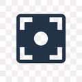 Metering vector icon isolated on transparent background, Metering transparency concept can be used web and mobile