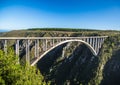 216 meters high Bloukrans River Bridge at the Eastern Cape of South Africa Royalty Free Stock Photo