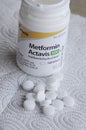 METFORMIN ACTAVIS 500 mg pills