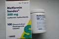 Metformin Sandoz 500 mg Royalty Free Stock Photo