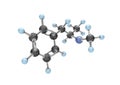 Methamphetamine Molecule Royalty Free Stock Photo