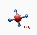 Methane molecule