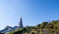 Methanidonnoppha stupa in Inthanon national park Royalty Free Stock Photo