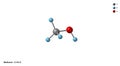 Methanol or Methyl Alcohol CH4O or CH3OH Molecular Structure