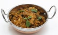 Methi chicken in a kadai Royalty Free Stock Photo