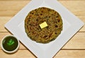 Methi Paratha Royalty Free Stock Photo