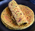 Methi Paratha or Theple, Indian breakfast