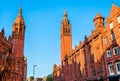 Methodist Central Hall and Victoria Law Courts in Birmingham, England Royalty Free Stock Photo