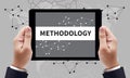 METHODOLOGY CONTEPT Royalty Free Stock Photo