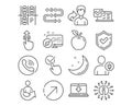 Methodology, Internet downloading and Direction icons. Checkbox, Swipe up and User idea signs. Vector