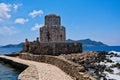 Methoni Castle Tower, Western Peloponnese, Greece Royalty Free Stock Photo