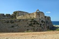 Methoni Venetian Fortress. Mediterranean coastline. Messenia, Greece