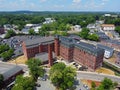 Methuen downtown aerial view, Massachusetts, USA Royalty Free Stock Photo