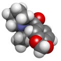 Methylenedioxypyrovalerone MDPV, Bath salts drug molecule.