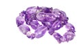 ÃÂmethyst beads Royalty Free Stock Photo