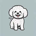 Meticulously Detailed Cartoon Dog With Poodlepunk Style