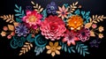 Meticulously Detailed Paper Flowers A Fusion Of Mexican And American Cultures