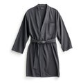 Dark Gray Men\'s Bathrobe Mockup Realistic 3D Render of Comfortable Robe Royalty Free Stock Photo