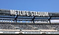 Metlife Stadium ready for soccer match between Real Madrid vs Atletico de Madrid in the 2019 International Champions Cup Royalty Free Stock Photo
