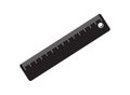 Metric measurement icon in flat style. Measure scale vector illustration on isolated background. Ruler scale sign business concept