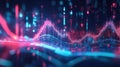 metrics bouncing data analytics chart Royalty Free Stock Photo