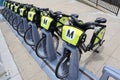 Metro Bike Share - Los Angeles, California Royalty Free Stock Photo