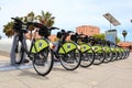 Metro Bike Share - Los Angeles, California Royalty Free Stock Photo