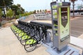 Metro Bike Share - Los Angeles, California Royalty Free Stock Photo