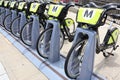 Metro Bike Share - Los Angeles, California Royalty Free Stock Photo