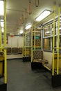 Metro car interior Royalty Free Stock Photo