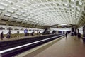 Metro Center Subway Station in Washington DC Royalty Free Stock Photo