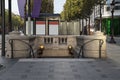 Metro entrance in Paris Royalty Free Stock Photo