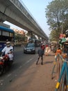 Metro flyover of Kolkata City