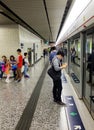 Metro in Hong Kong, China Royalty Free Stock Photo